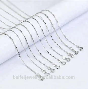 Chain Necklace In Silver Jewelry 