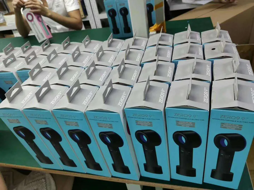 2019 usb portable rechargeable handheld 16 bladeless fan no leaf fan no blade mini electric hand fan.jpg