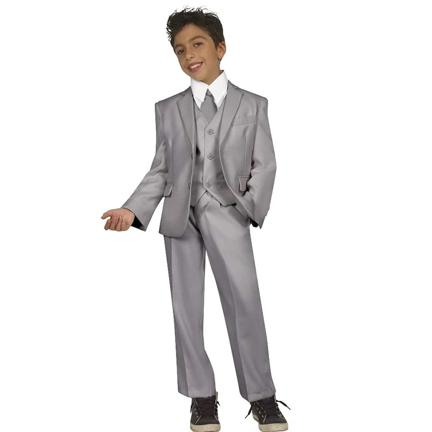 boys light grey dress pants