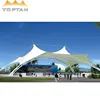 PVDF/PTFE/ETFE stadium shade tent tensile membrane structure