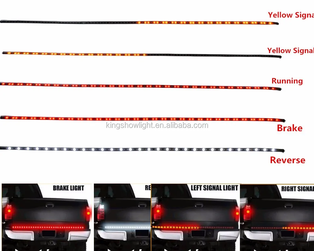 48" 5-Function LED Tailgate Light Bar For 2013-2016 Dodge Ram Pickup Trucks