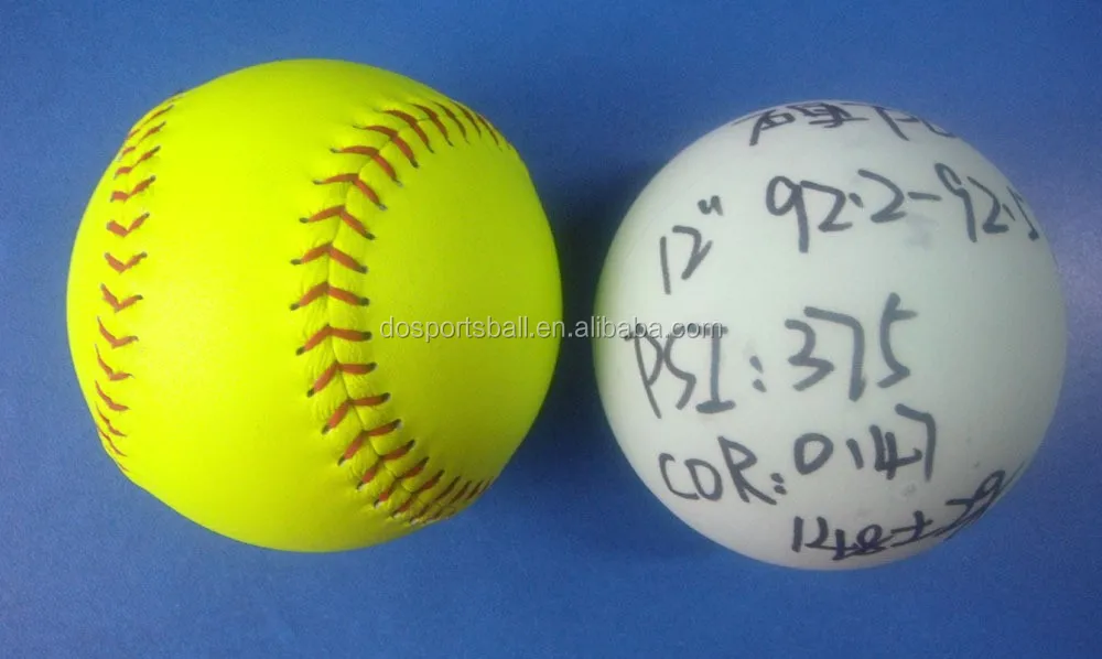 split leather,PU core  softball (3).jpg