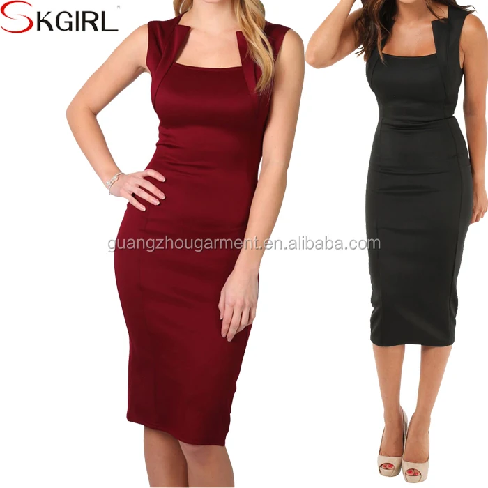 knee length dinner dresses