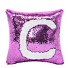 Hot Sell Fancy Sublimation Blank Customized Reversible Sequin Color Pillow Case Emoji Magic Pillow Case