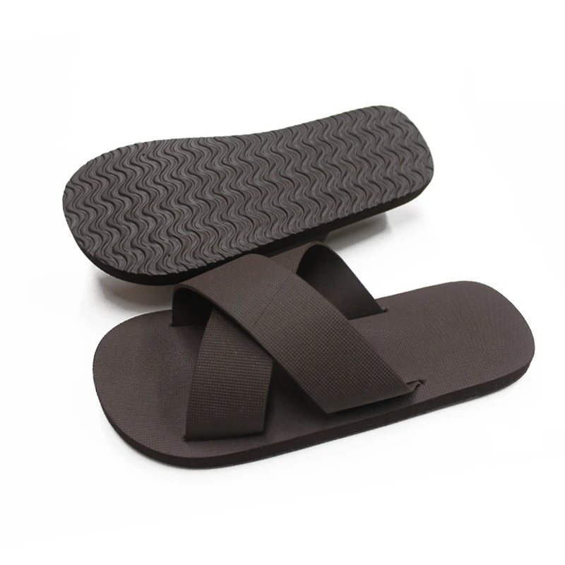 Custom Women's Cross Band Rubber Eva Washable Slippers,Hotel Rubber Spa