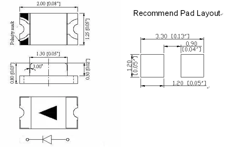 China Manufacturer 620-630nm 0805 Red Led Smt Package Chip Led - Buy