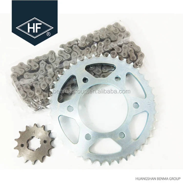 Ybr 150cc Parts 41t-14t 428h-126l Chain And Sprocket For Motorcycle ...