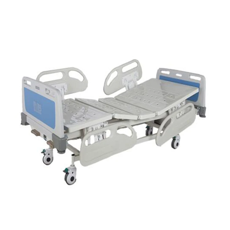 Manual 2 crank with ABS guardrail medical hospital bed