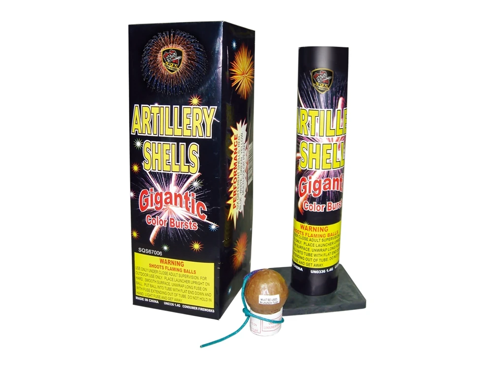 Pyrotechnic Artillery Small Ball Shells Fireworks 2 Inch With Amazing