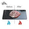 rapid aluminum food thawing plate fast meat defrosting tray