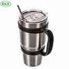 Promotional 30 ounce Stainless Steel Vacuum Insulated Tumbler Set,30 OZ Double layer 304 Vacuum Coffee Cup with handle and straw