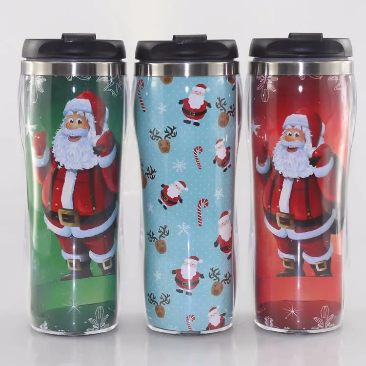 Double Wall Stainless Steel Vaccum Coffee Mug with Paper Insert Mug