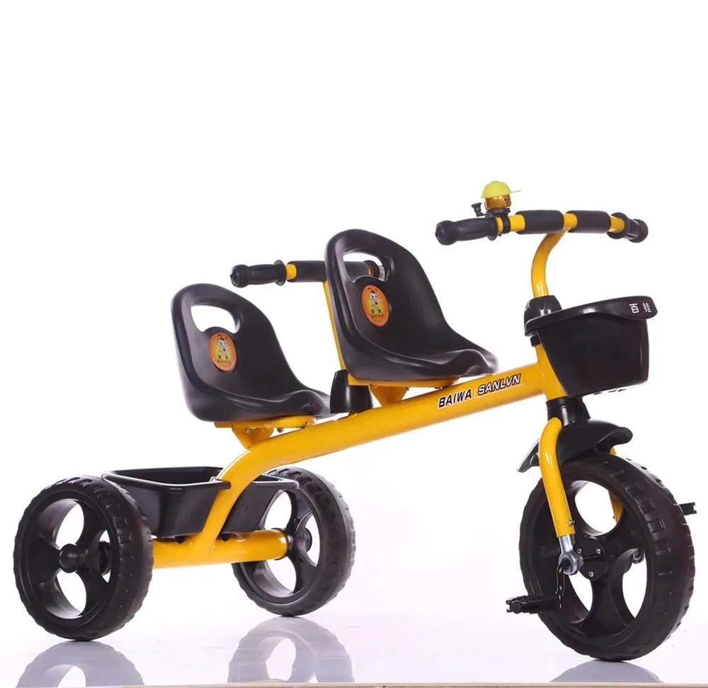 twin baby tricycle