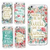 Positive Quote Eat Travel Love Floral Fashion Soft Phone Case For iPhone 11 Pro 7 7Plus 6 6S 5 5S SE XS Max