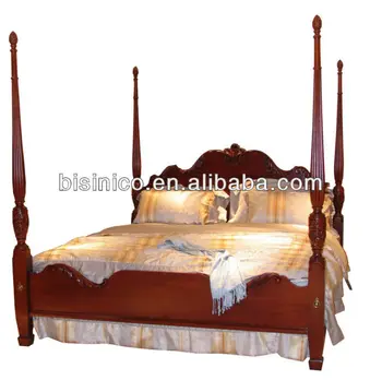 British Royal Furniture Queen Anne Series Furniture Bedroom Furniture Set Poster Bed Bench Solid Wood Bisini Furniture Set Buy High End Solid Wood