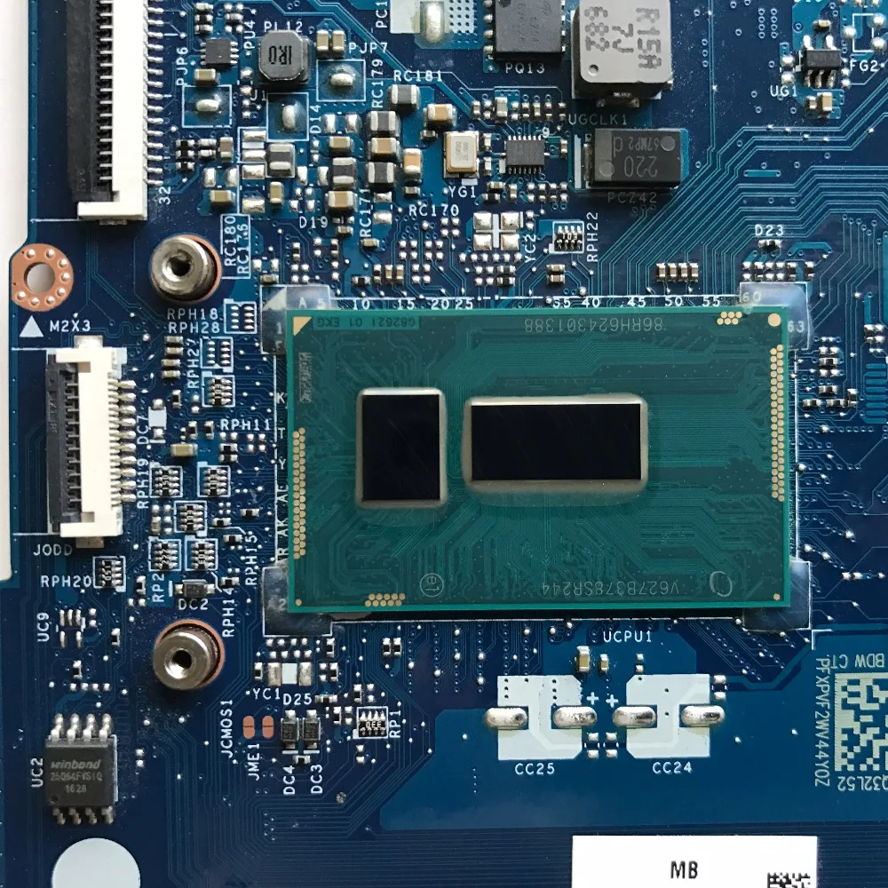 Excellent for HP 15-AC 250 G2 858583-601 Laptop Motherboard with I3-5005 CPU LA-D703P 100/% Working