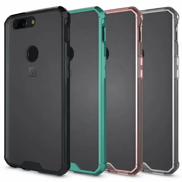 Transparent shockproof hybrid knight case cover armor Slim Armor TPU+PC phone case for 1+5 T 1+6