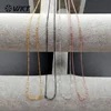 WT-N1046 WKT New Necklace Fashion Jewelry Best Electroplated Resist Tarnishable Brass Necklace Chain