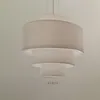 gorgeous four tier round shade lamp pendant/drum shade pendant lighting/hanging e27 pendant lighting