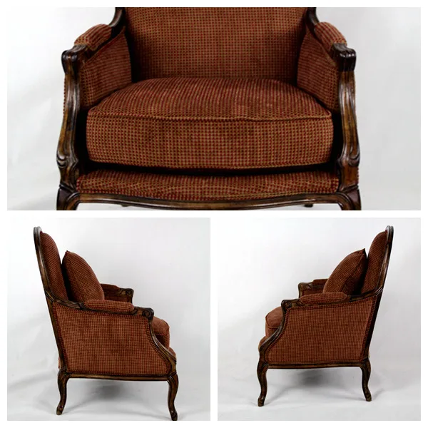 Overstuffed Rocking Ergonomic Living Room Accent Chair Fancy Fabric