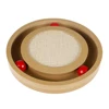 wholesale manufacturer best selling interactive sisal scratch wooden smart pet cat toy