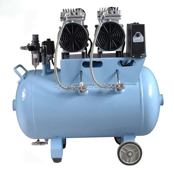 One Driving Three Dental Chair Silent Oil Free Dental Air Compressor