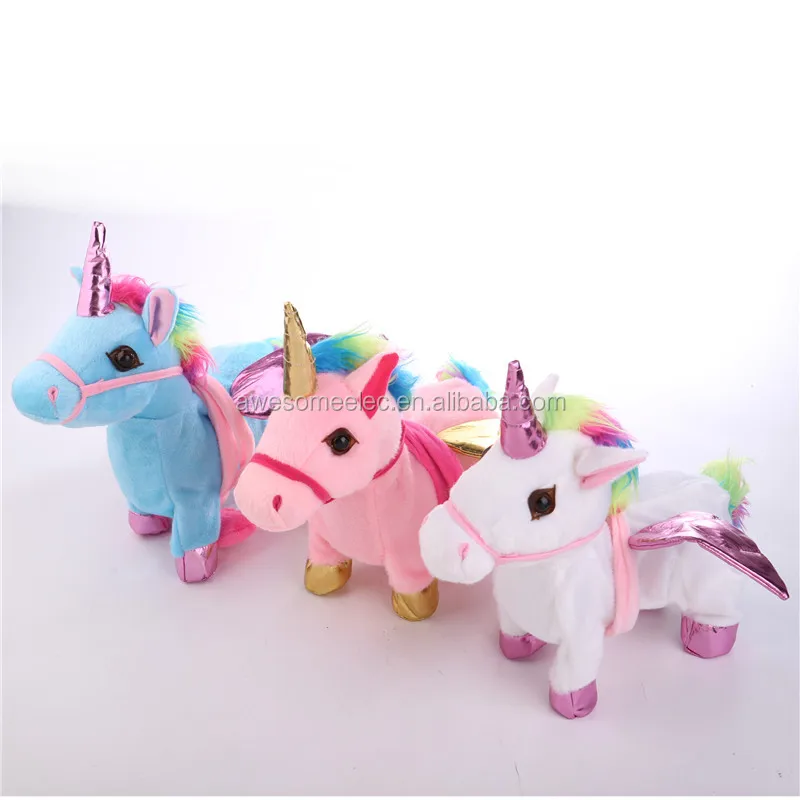 talking unicorn toy