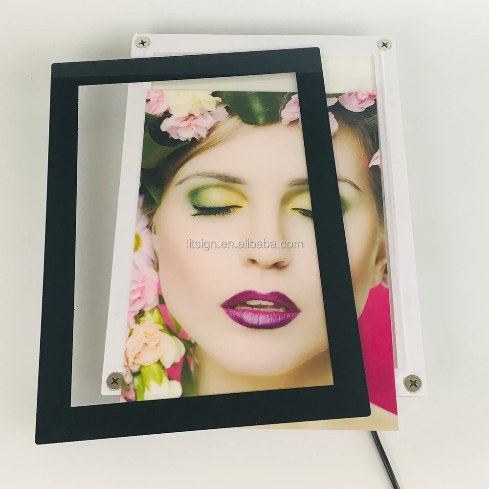 Wholesale Illuminated Wall Mounted Light Panel Photo Picture Display