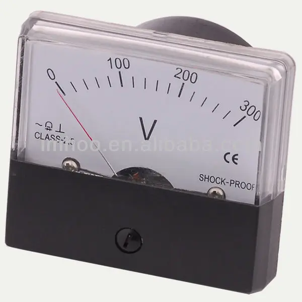 Ammeter SO-45 DC100MA DC200MA Class 2.5 Accuracy Round Analog Panel Meter Black 