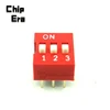 (CHIPERA) Toggle switch 3 digits 3P DIP-6 flat dial 2.54mm pitch DIP switch Encoder switch ELECTRONIC COMPONENTS ICs
