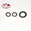 Internal teeth coil serrated lock washers