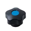 m8 five lobe star nylon handle knob with screw bolt for machine