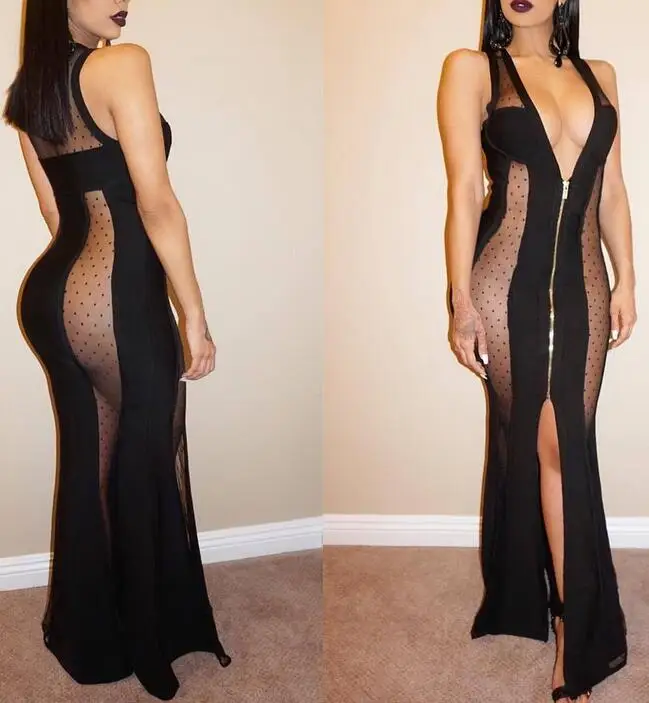 sexy mesh dress