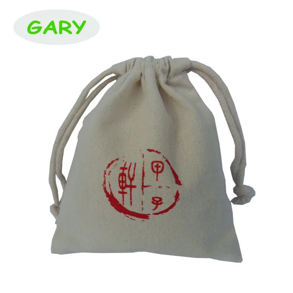 cotton canvas drawstring bags