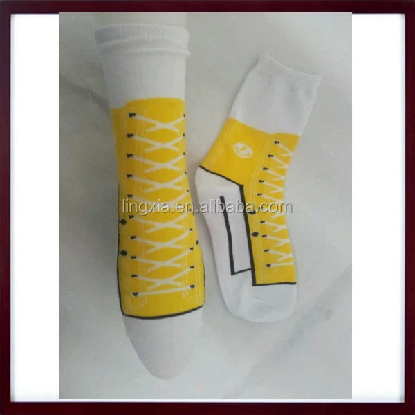 sneaker print socks