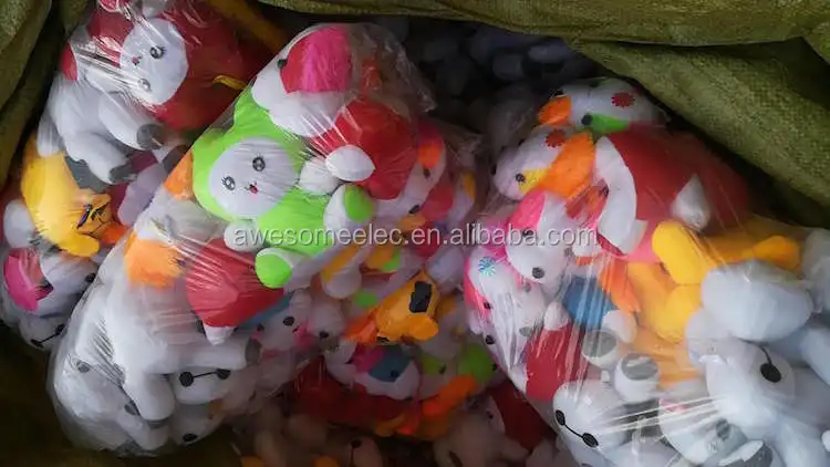Factory Cheap Promotional crane machine 7" Plush toys, claw machine doll, plush stuffed animal toys for crane machine