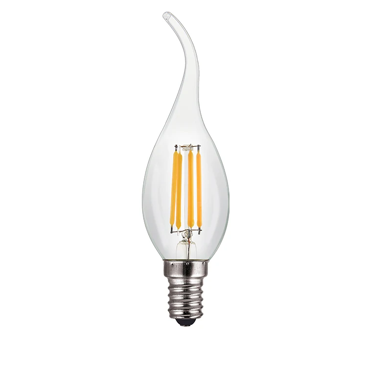 LED Candle Lights / LED Filament Bulbs C35 Warm White / White 165-265V