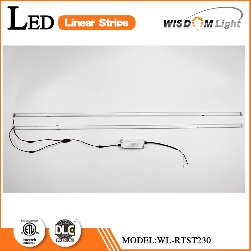 Optional Clear 30W 4000k Magnetic LED Strips