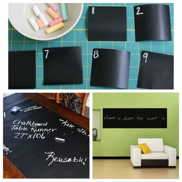 Office 3colors Wall Contact Paper Chalkboard Roll Decorative Wall