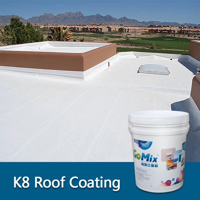 UV Resistant Heat Reducing K8 Flat Roof Paint, View Flat Roof Paint