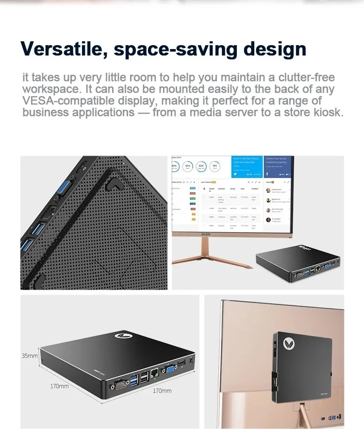Oem X86 Barebone System Desktop Linux Computer Mini Pc Manufacturer