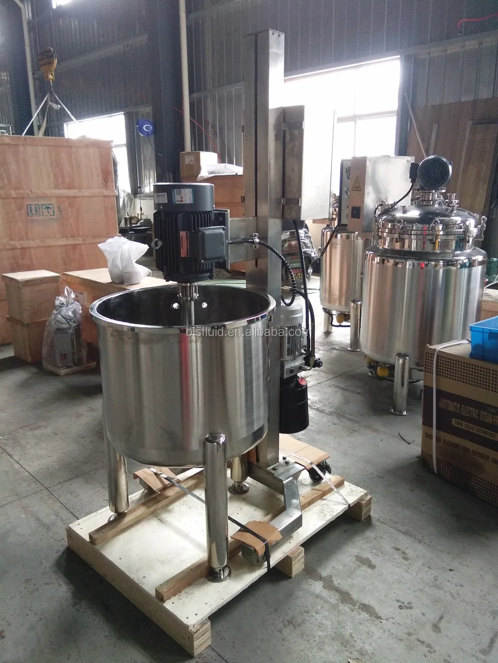 Stainless Steel Disc Type Impeller Paint And Fertilizer Mixing