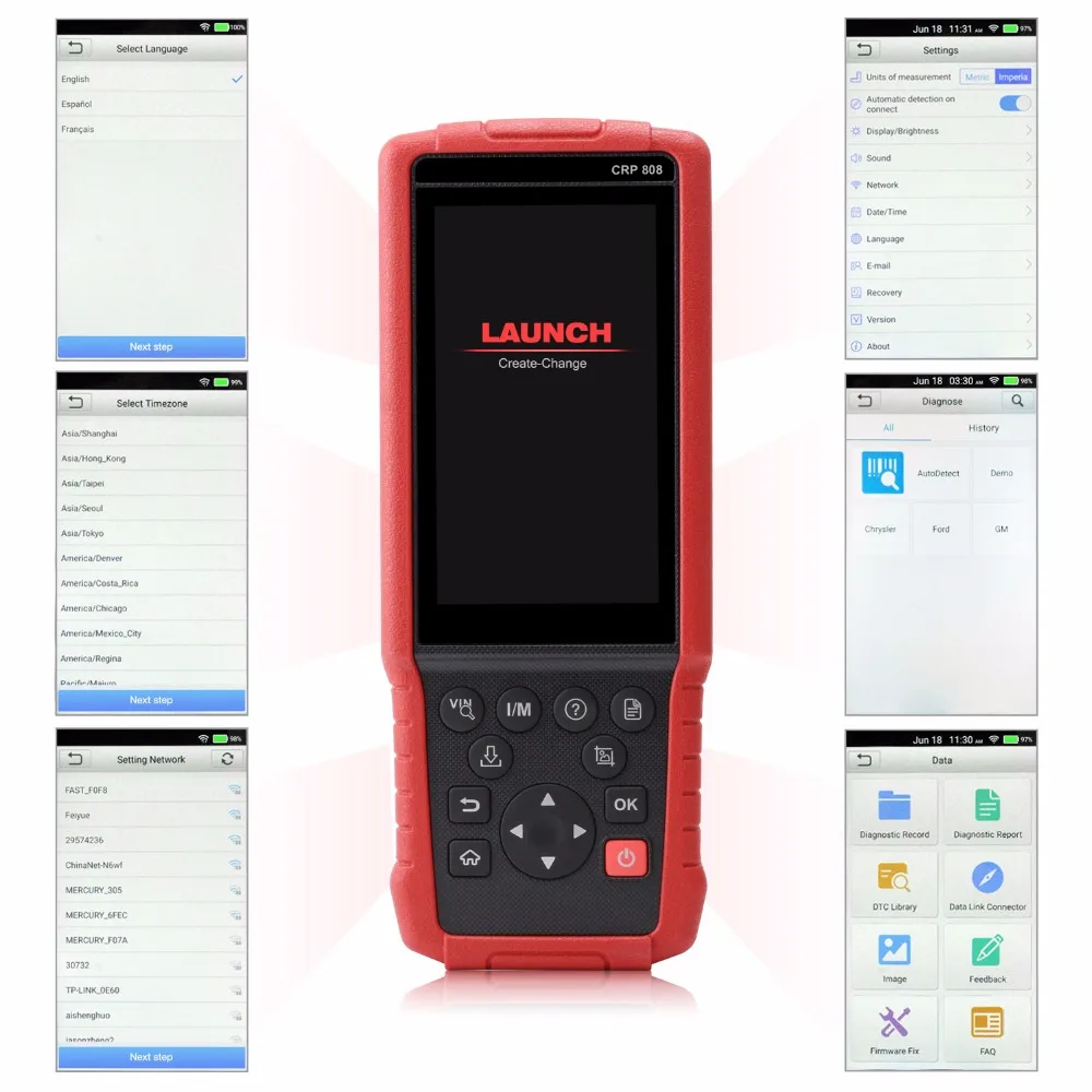 Launch X431 Pro Scan Tool Obd2 Diagnostic Tool With Tpms Reset For