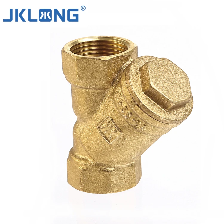 1/2 Inch J607 Brass check valve Y type Strainer Flanged Strainer DN50