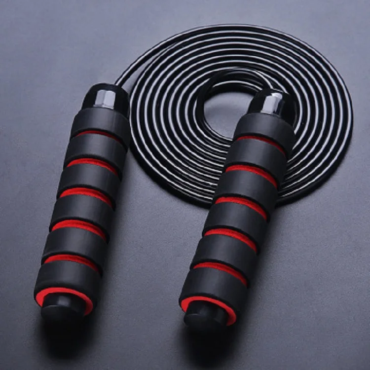 Adjustable Thickened Fitness Coated Steel Wire Weight Jump Rope Skipping
