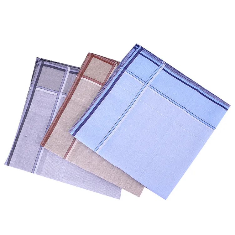 
Custom Good Quality Printed Pocket Square Cotton Handkerchief for Men 