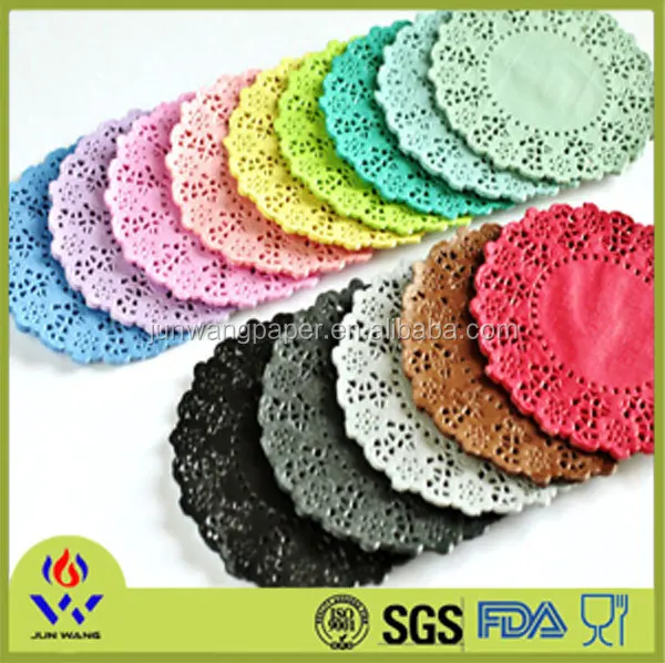 Square Paper Doilies Tray Doily Round/rectangle/oval Colorful Lace