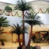 Latest design all kinds of decorative metal palm trees canada artificial plastic palm tree