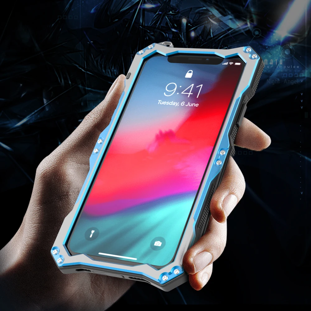 
China made hot aluminum alloy for iPhone 8 case anti crash anti collision cell phone shell 