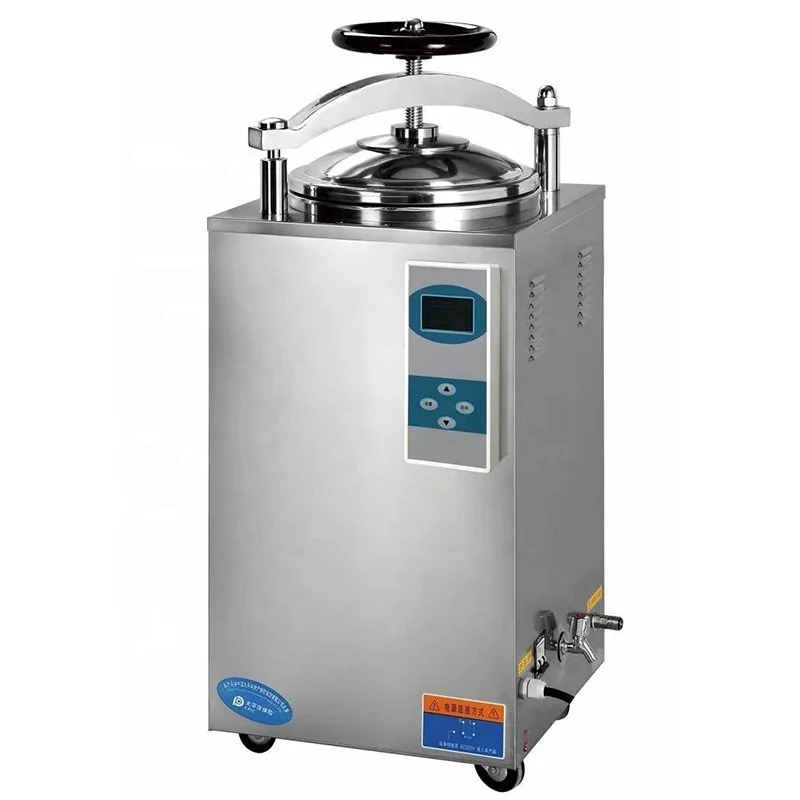 100l Hand Wheel Type Vertical Autoclave With Automatic Sterilization